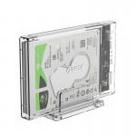 ORICO 2159U3-CR 2.5 inch Transparent USB3.0 Hard Drive Enclosure with Stand